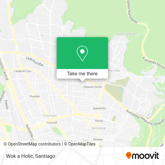 Wok a Holic map