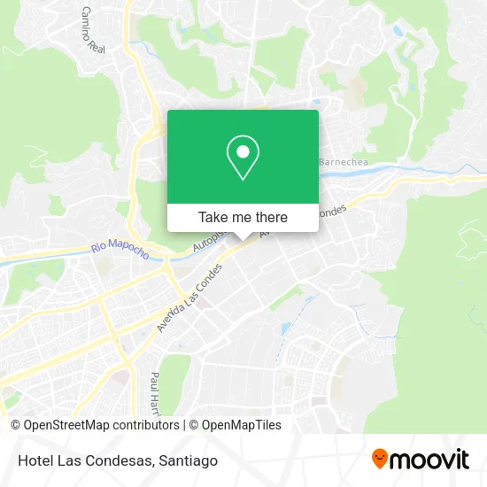 Hotel Las Condesas map