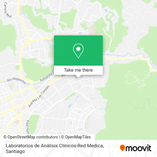 Laboratorios de Análisis Clinicos-Red Medica map