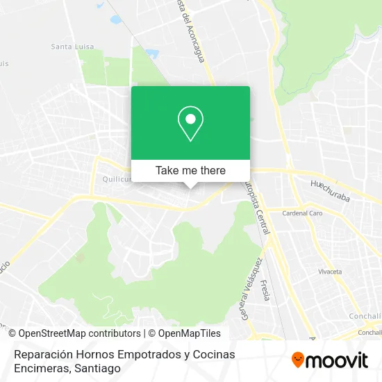 Reparación Hornos Empotrados y Cocinas Encimeras map