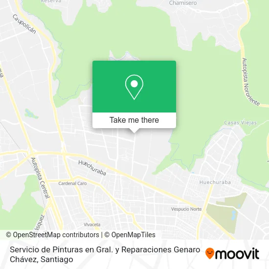 Servicio de Pinturas en Gral. y Reparaciones Genaro Chávez map