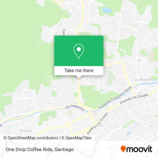 One Drop Coffee Ride map