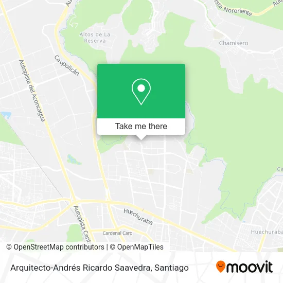 Mapa de Arquitecto-Andrés Ricardo Saavedra
