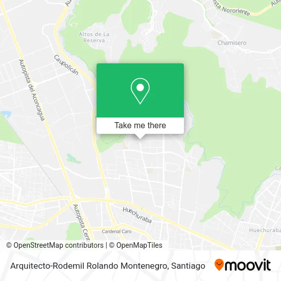 Arquitecto-Rodemil Rolando Montenegro map