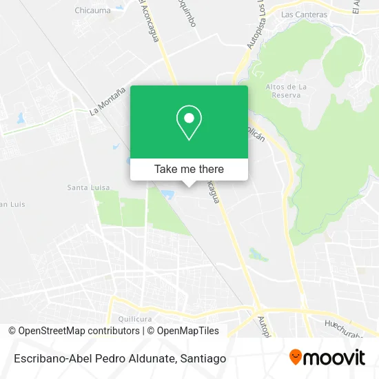 Escribano-Abel Pedro Aldunate map