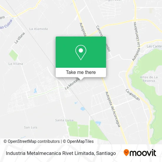 Industria Metalmecanica Rivet Limitada map