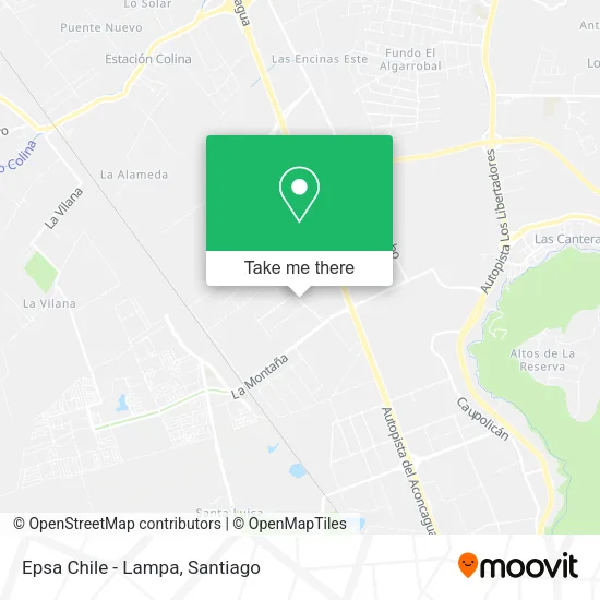 Epsa Chile - Lampa map