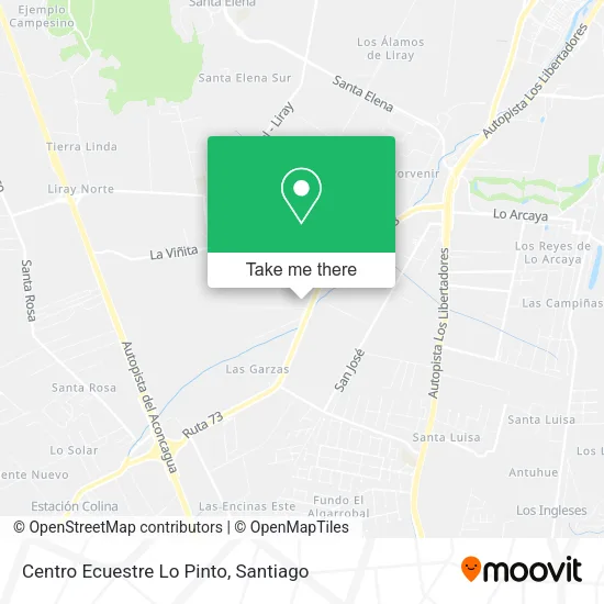 Centro Ecuestre Lo Pinto map