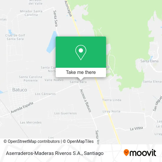 Aserraderos-Maderas Riveros S.A. map