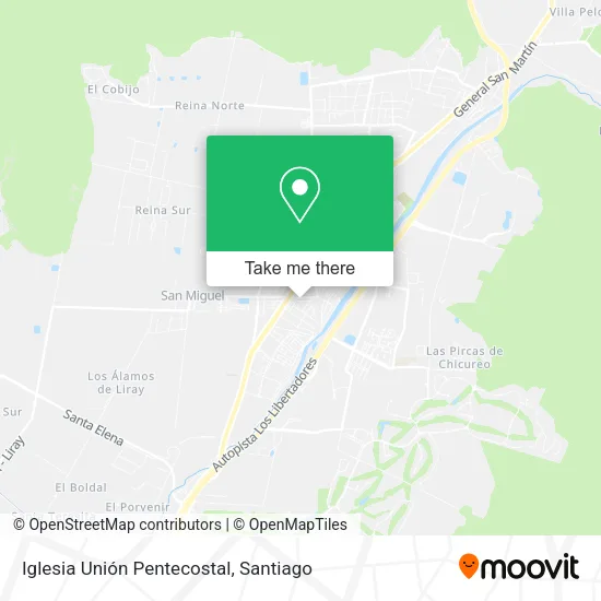Iglesia Unión Pentecostal map
