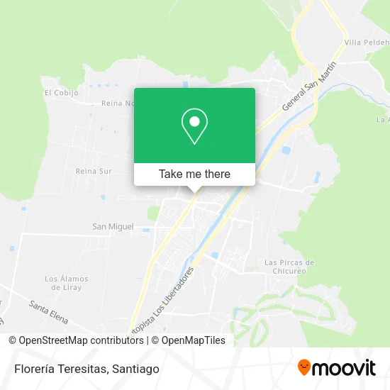 Florería Teresitas map