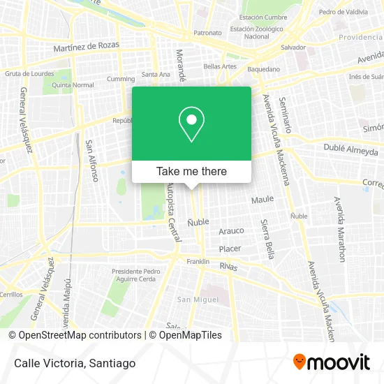 Mapa de Calle Victoria