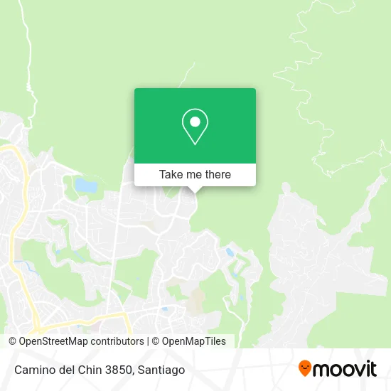 Mapa de Camino del Chin 3850