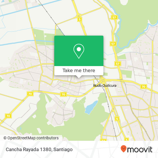 Cancha Rayada 1380 map