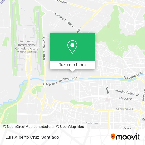 Luis Alberto Cruz map