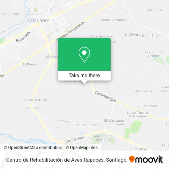 Centro de Rehabilitación de Aves Rapaces map