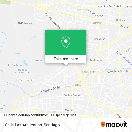 Calle Las Araucarias map