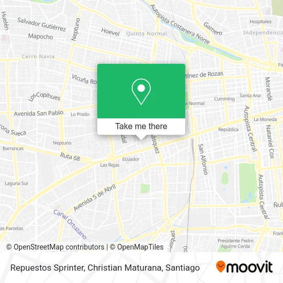 Repuestos Sprinter, Christian Maturana map