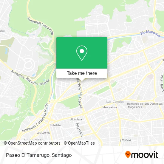 Paseo El Tamarugo map