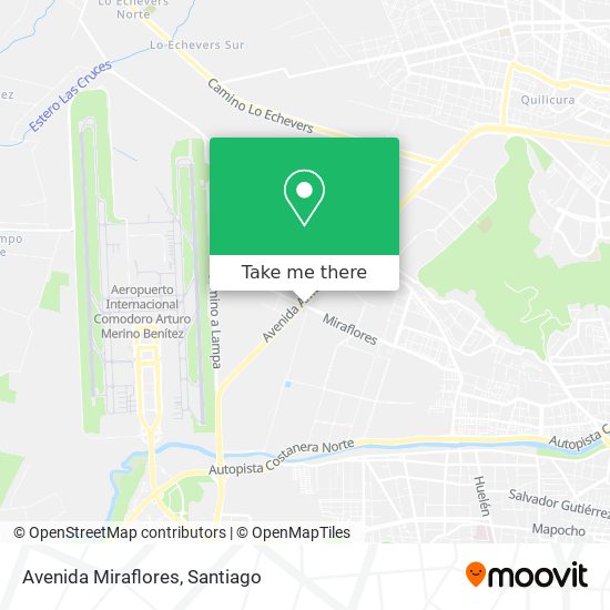 Avenida Miraflores map