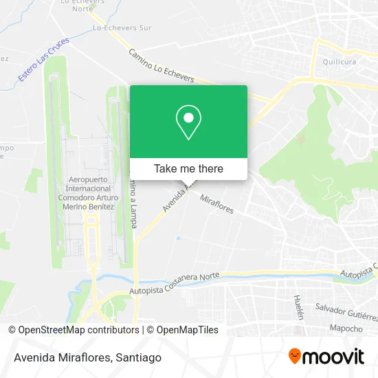 Avenida Miraflores map