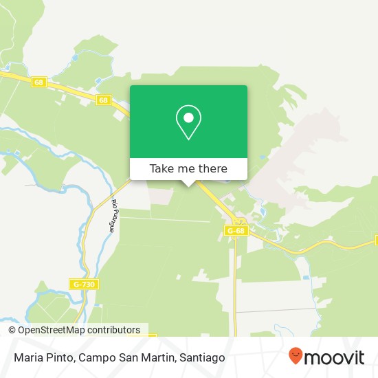 Mapa de Maria Pinto, Campo San Martin