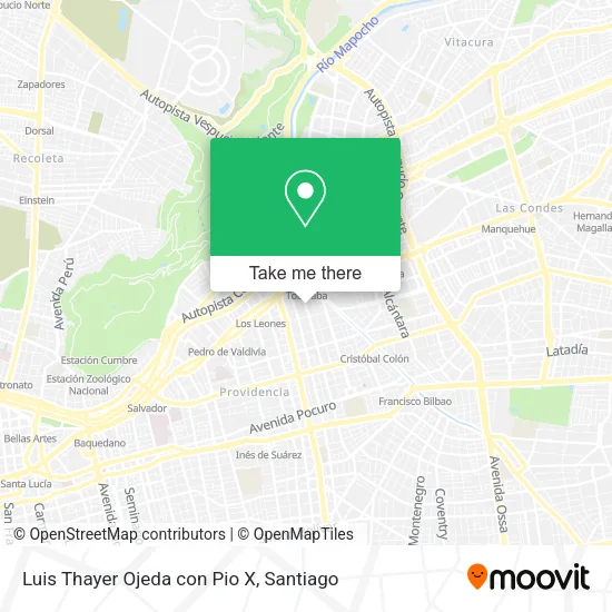 Luis Thayer Ojeda con Pio X map