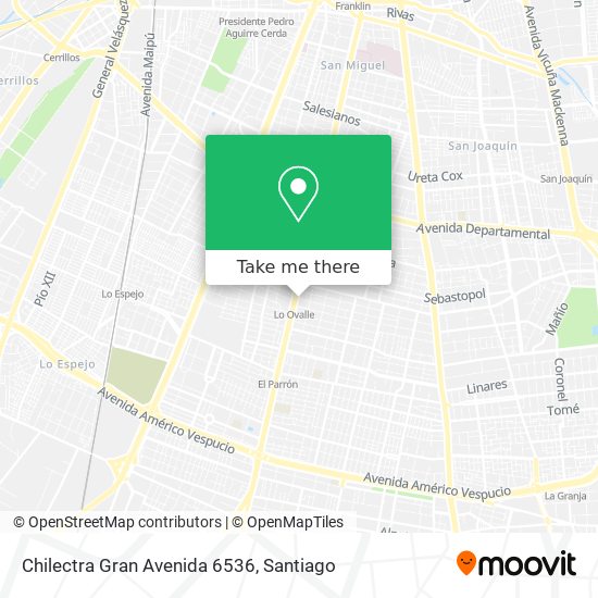 Chilectra Gran Avenida 6536 map