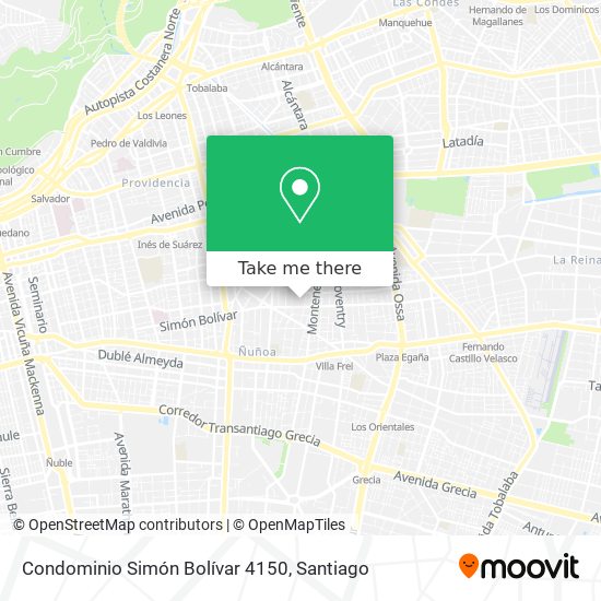 Condominio Simón Bolívar 4150 map