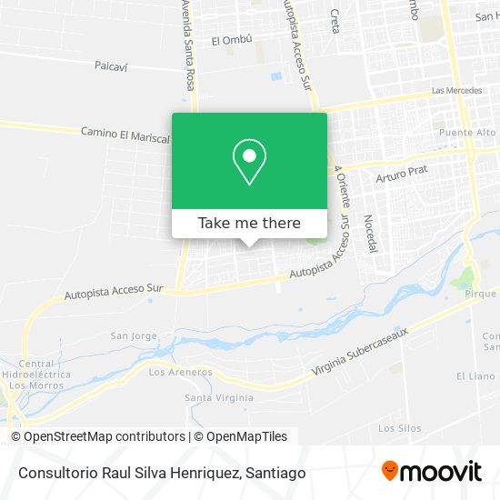 Consultorio Raul Silva Henriquez map