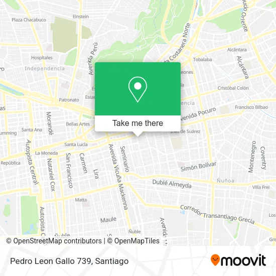 Pedro Leon Gallo 739 map