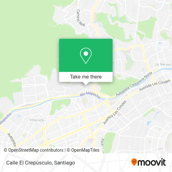 Calle El Crepúsculo map