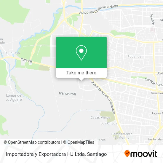 Importadora y Exportadora HJ Ltda map