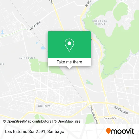 Las Esteras Sur 2591 map