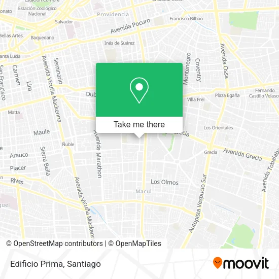 Edificio Prima map