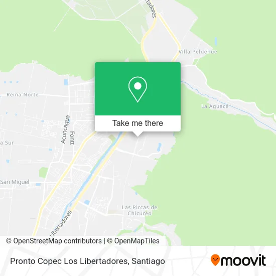 Pronto Copec Los Libertadores map
