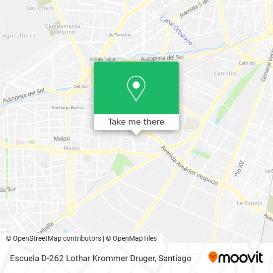 Escuela D-262 Lothar Krommer Druger map