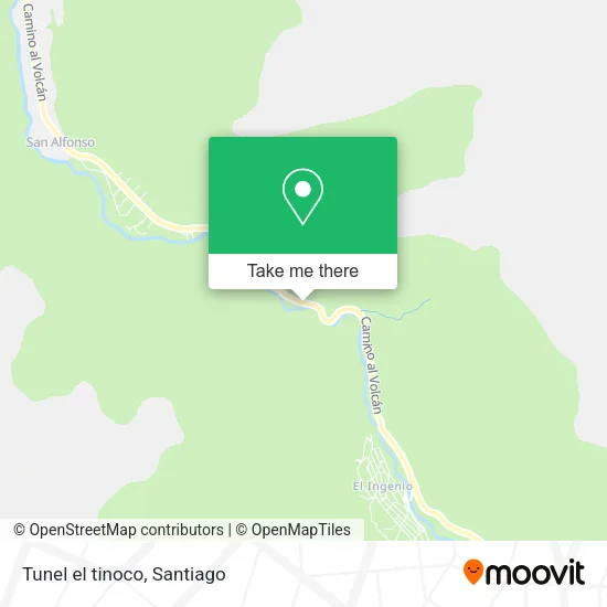 Mapa de Tunel el tinoco