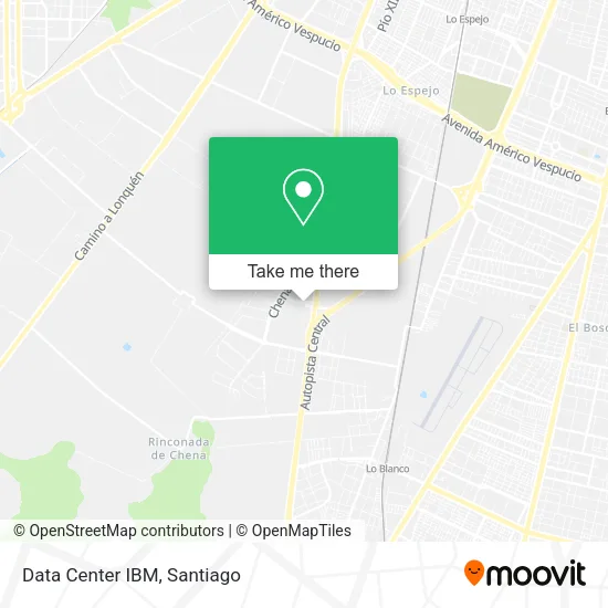 Data Center IBM map