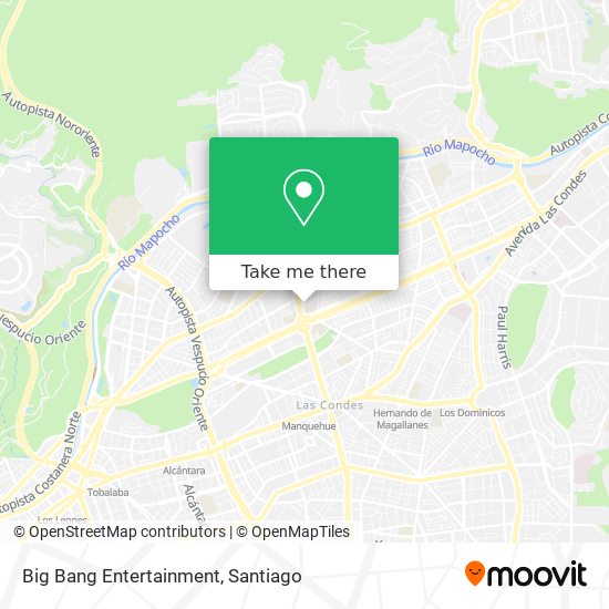 Big Bang Entertainment map