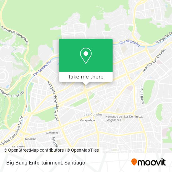 Mapa de Big Bang Entertainment