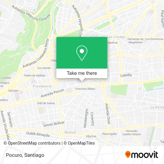 Pocuro map
