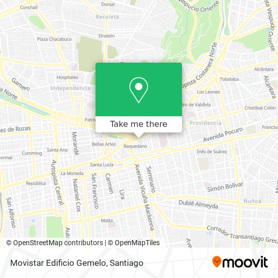 Movistar Edificio Gemelo map