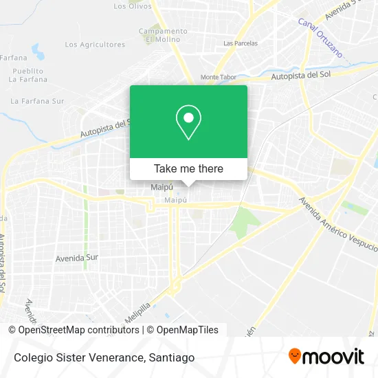 Colegio Sister Venerance map