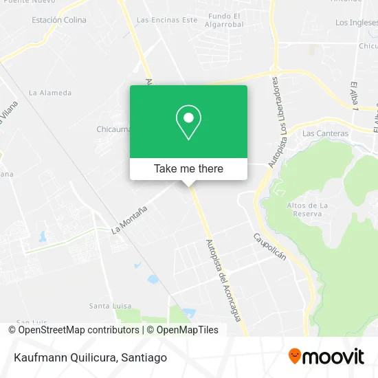 Kaufmann Quilicura map