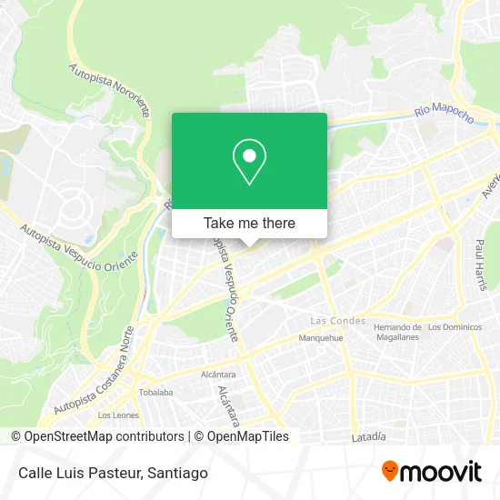 Mapa de Calle Luis Pasteur
