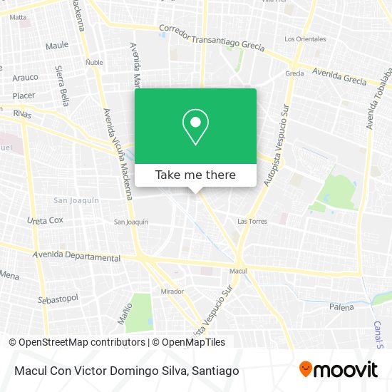 Macul Con Victor Domingo Silva map