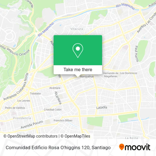 Comunidad Edificio Rosa O'higgins 120 map