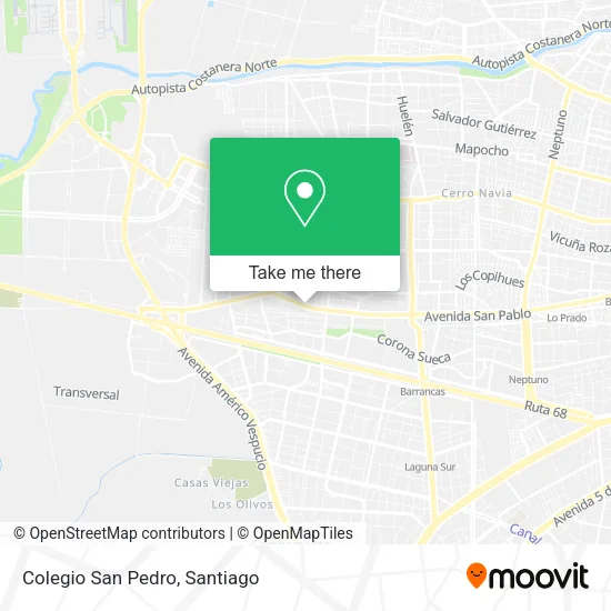 Colegio San Pedro map