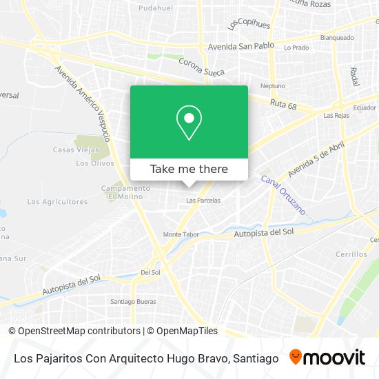 Los Pajaritos Con Arquitecto Hugo Bravo map
